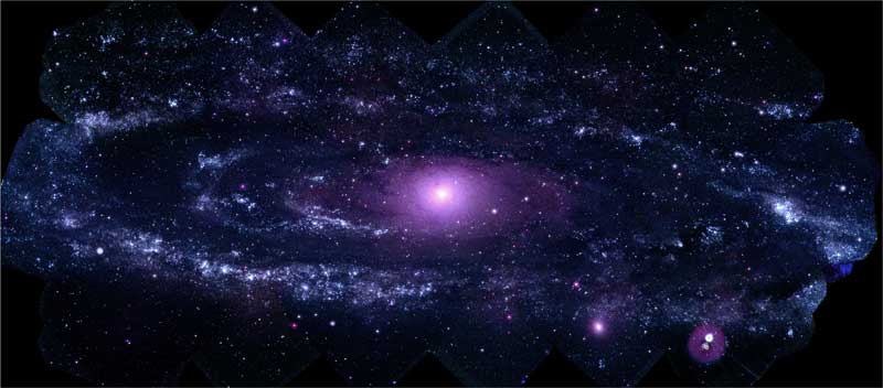 M31 Andromeda Galaxy mosaic by Swift telescope